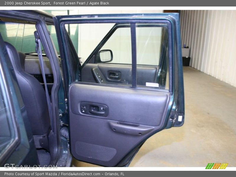 Forest Green Pearl / Agate Black 2000 Jeep Cherokee Sport