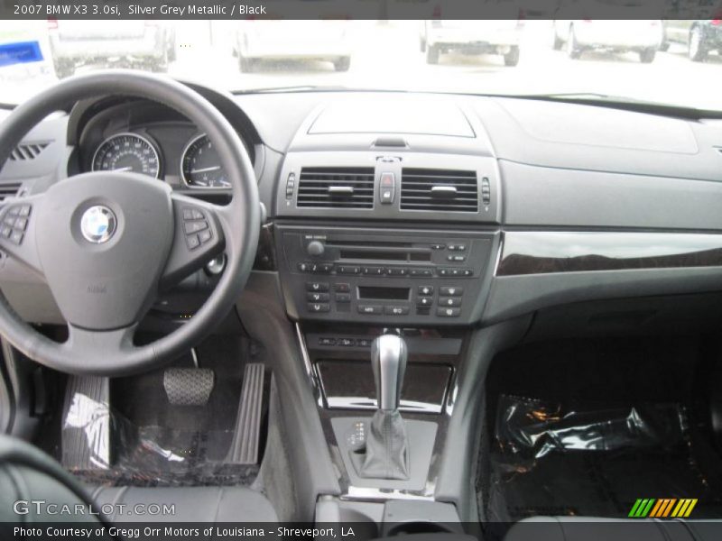 Silver Grey Metallic / Black 2007 BMW X3 3.0si