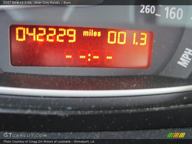 Silver Grey Metallic / Black 2007 BMW X3 3.0si