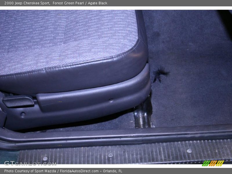 Forest Green Pearl / Agate Black 2000 Jeep Cherokee Sport