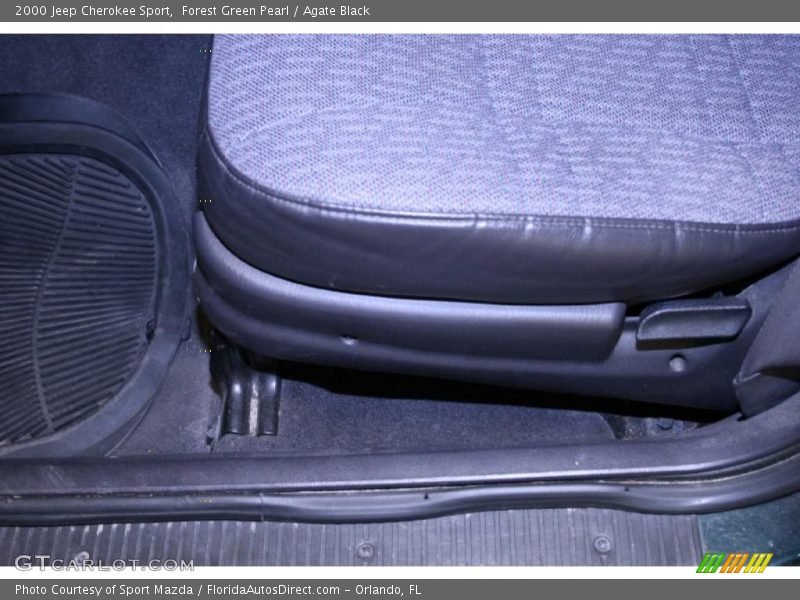 Forest Green Pearl / Agate Black 2000 Jeep Cherokee Sport