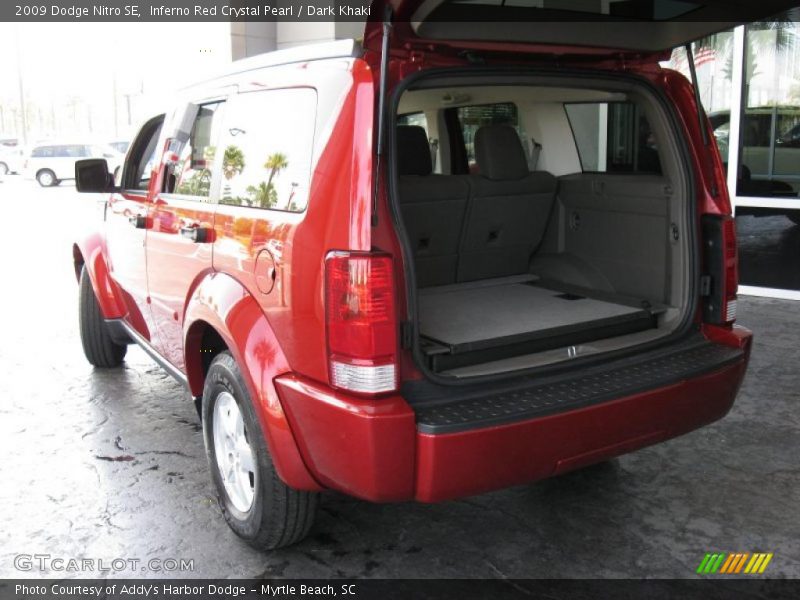 Inferno Red Crystal Pearl / Dark Khaki 2009 Dodge Nitro SE