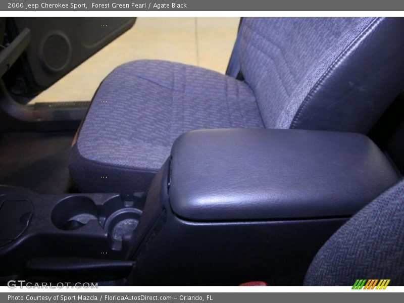 Forest Green Pearl / Agate Black 2000 Jeep Cherokee Sport