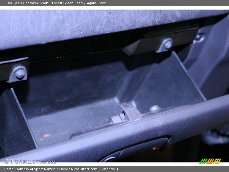 Forest Green Pearl / Agate Black 2000 Jeep Cherokee Sport