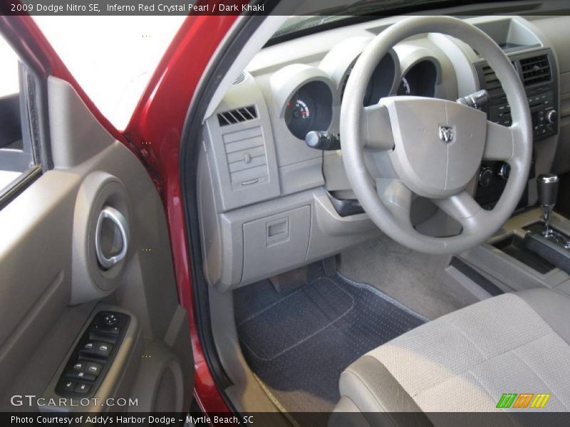 Inferno Red Crystal Pearl / Dark Khaki 2009 Dodge Nitro SE