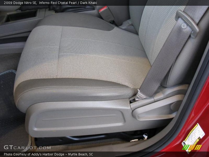 Inferno Red Crystal Pearl / Dark Khaki 2009 Dodge Nitro SE