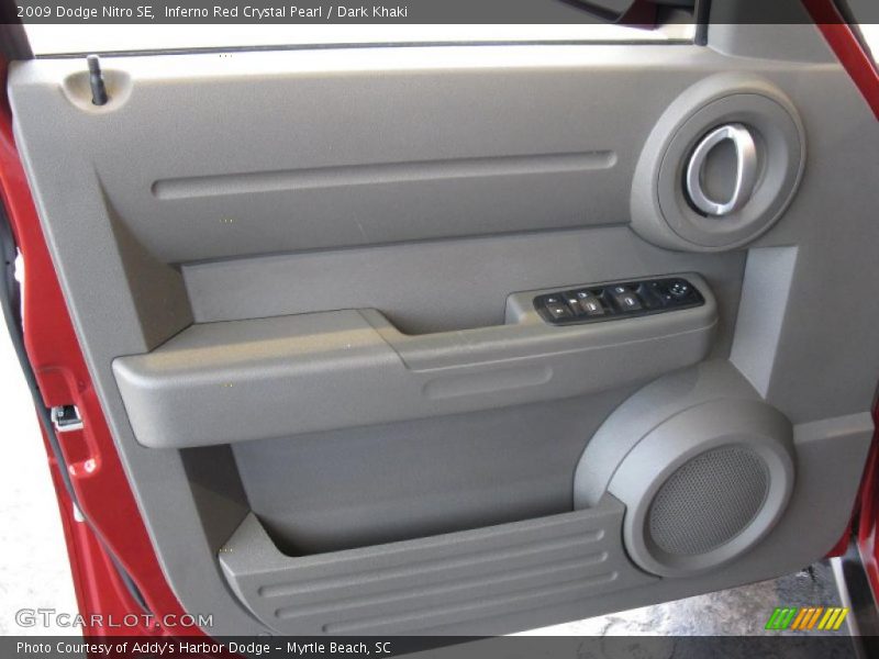 Inferno Red Crystal Pearl / Dark Khaki 2009 Dodge Nitro SE