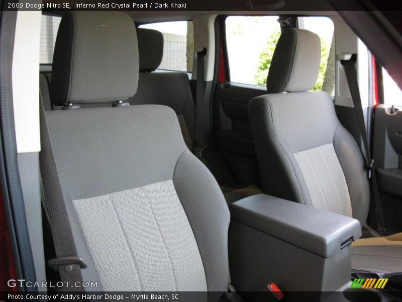 Inferno Red Crystal Pearl / Dark Khaki 2009 Dodge Nitro SE