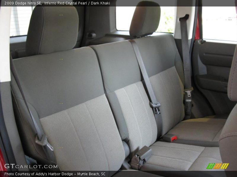 Inferno Red Crystal Pearl / Dark Khaki 2009 Dodge Nitro SE