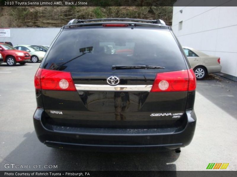 Black / Stone 2010 Toyota Sienna Limited AWD