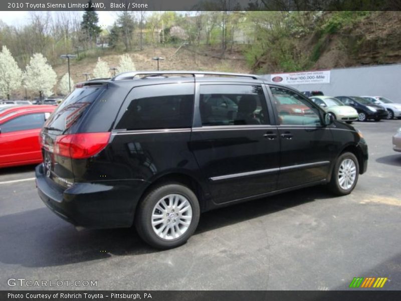 Black / Stone 2010 Toyota Sienna Limited AWD