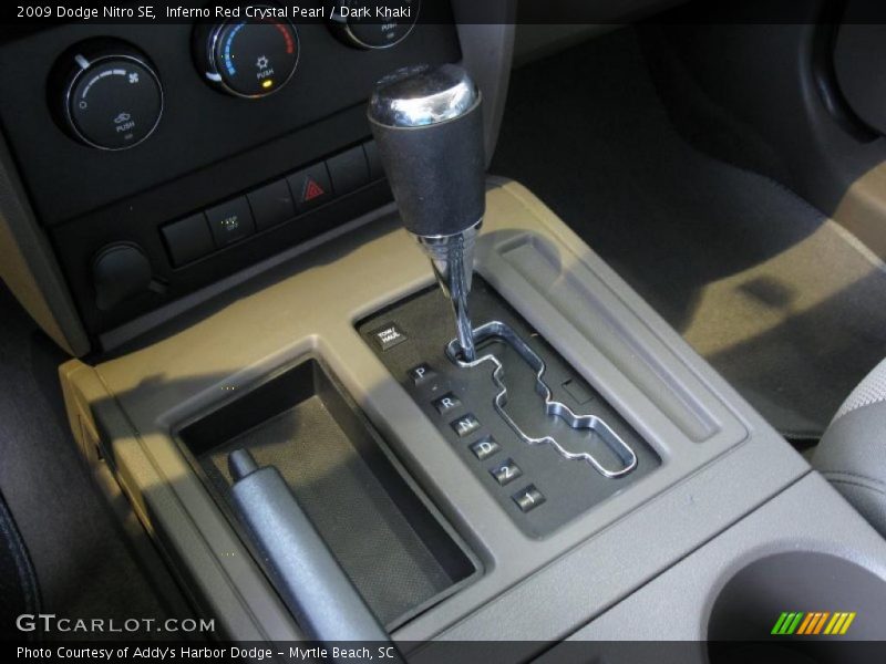 Inferno Red Crystal Pearl / Dark Khaki 2009 Dodge Nitro SE