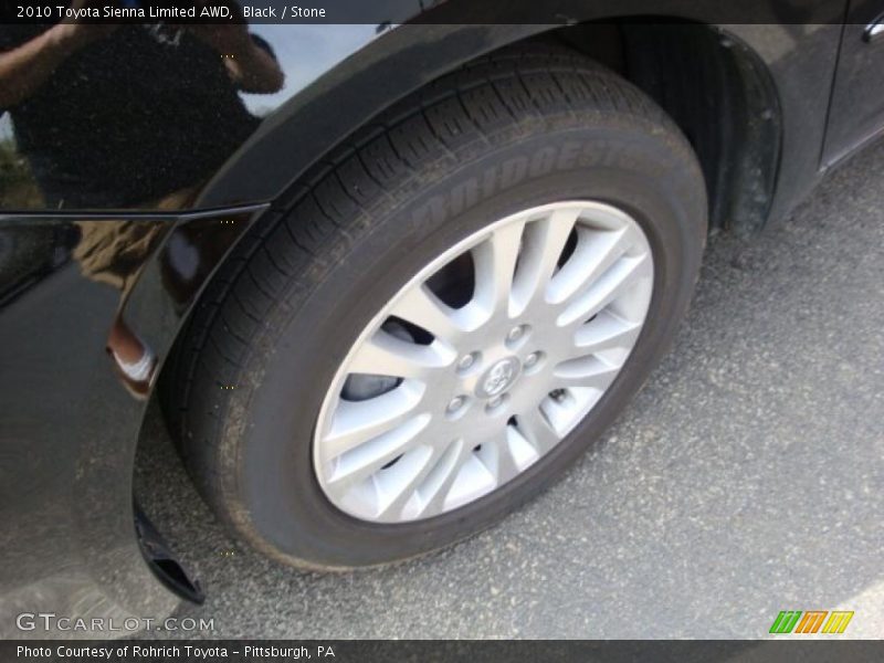 Black / Stone 2010 Toyota Sienna Limited AWD