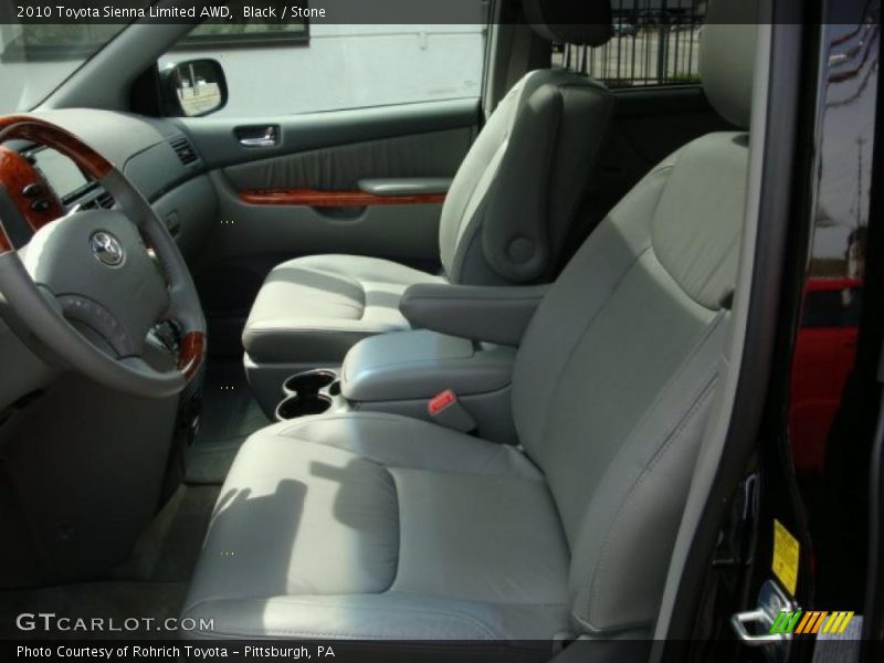 Black / Stone 2010 Toyota Sienna Limited AWD