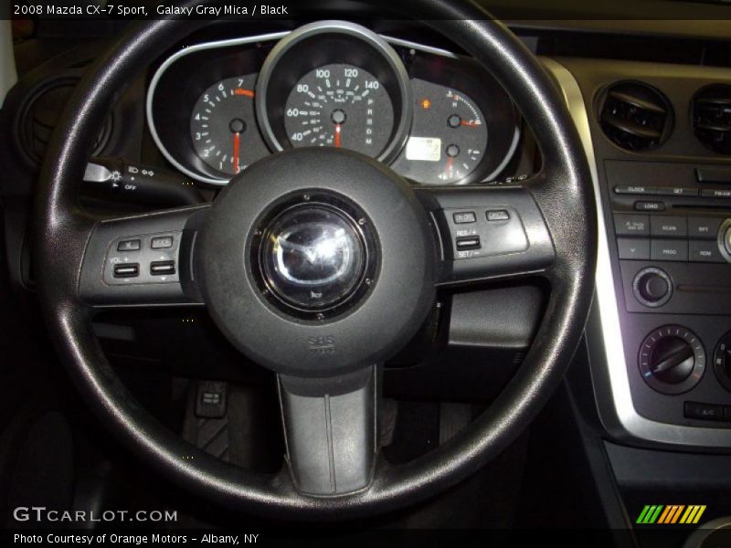 Galaxy Gray Mica / Black 2008 Mazda CX-7 Sport