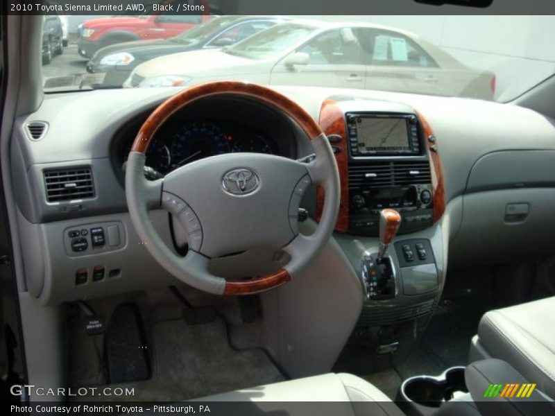 Black / Stone 2010 Toyota Sienna Limited AWD