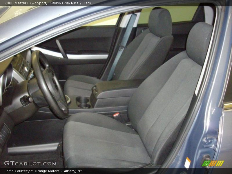 Galaxy Gray Mica / Black 2008 Mazda CX-7 Sport