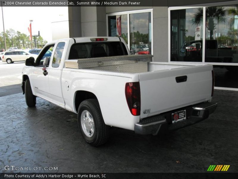Summit White / Medium Dark Pewter 2004 Chevrolet Colorado Extended Cab