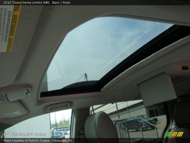 Black / Stone 2010 Toyota Sienna Limited AWD