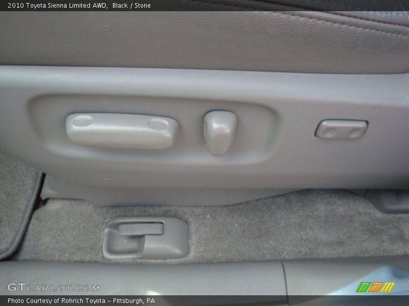 Black / Stone 2010 Toyota Sienna Limited AWD
