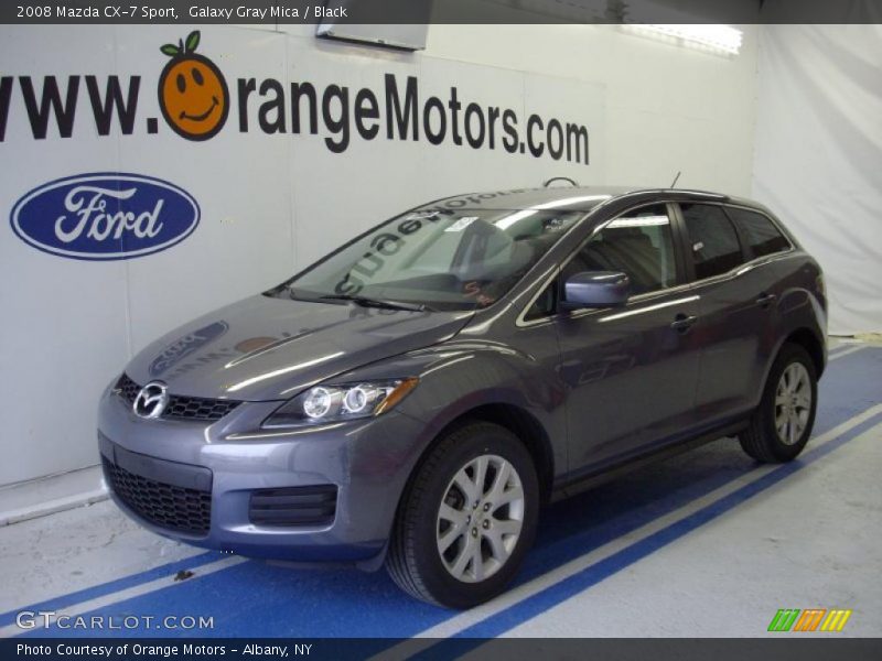 Galaxy Gray Mica / Black 2008 Mazda CX-7 Sport