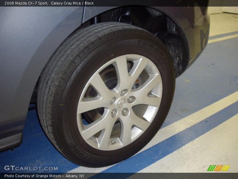 Galaxy Gray Mica / Black 2008 Mazda CX-7 Sport