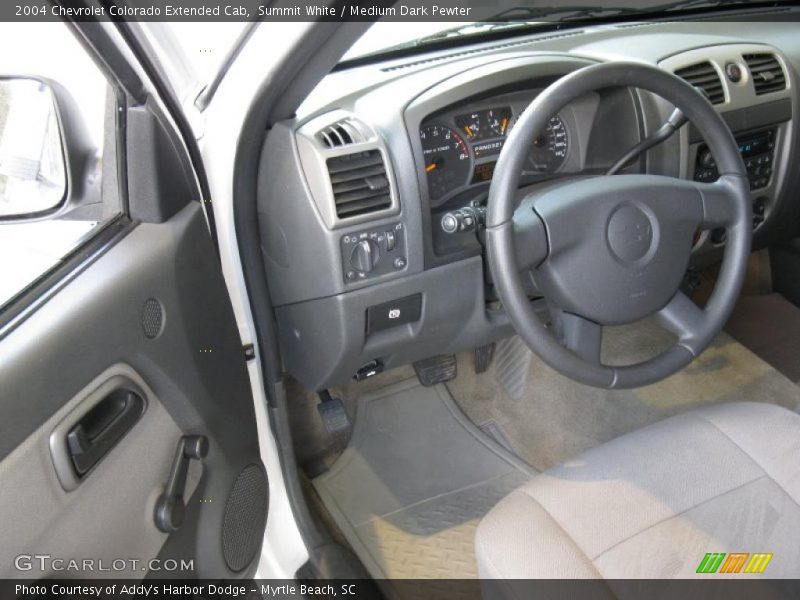 Summit White / Medium Dark Pewter 2004 Chevrolet Colorado Extended Cab