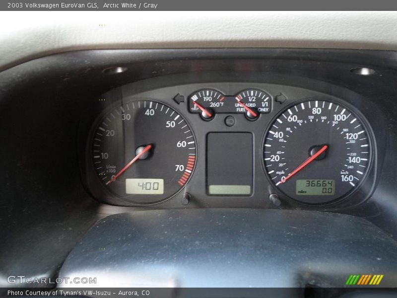 Arctic White / Gray 2003 Volkswagen EuroVan GLS