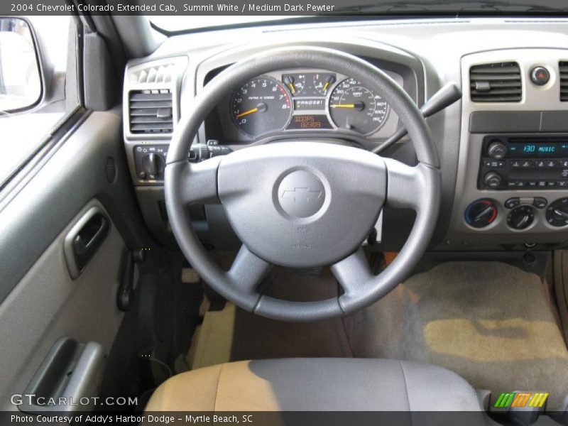 Summit White / Medium Dark Pewter 2004 Chevrolet Colorado Extended Cab
