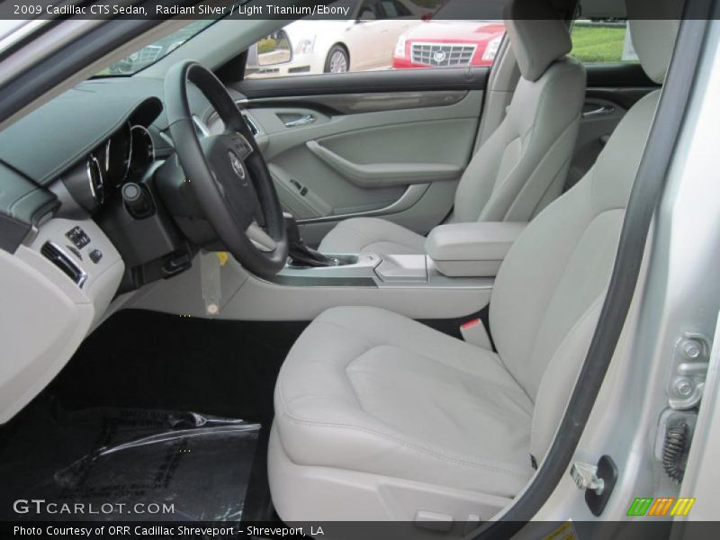 Radiant Silver / Light Titanium/Ebony 2009 Cadillac CTS Sedan