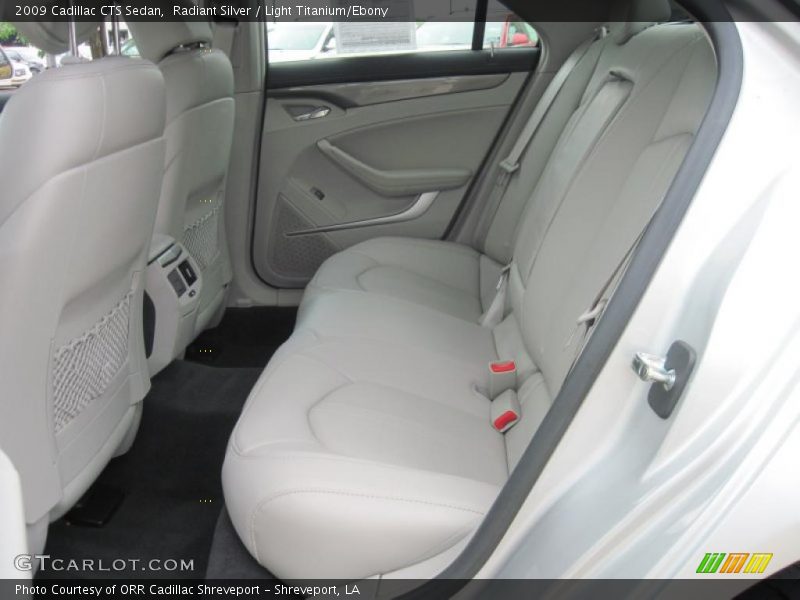 Radiant Silver / Light Titanium/Ebony 2009 Cadillac CTS Sedan