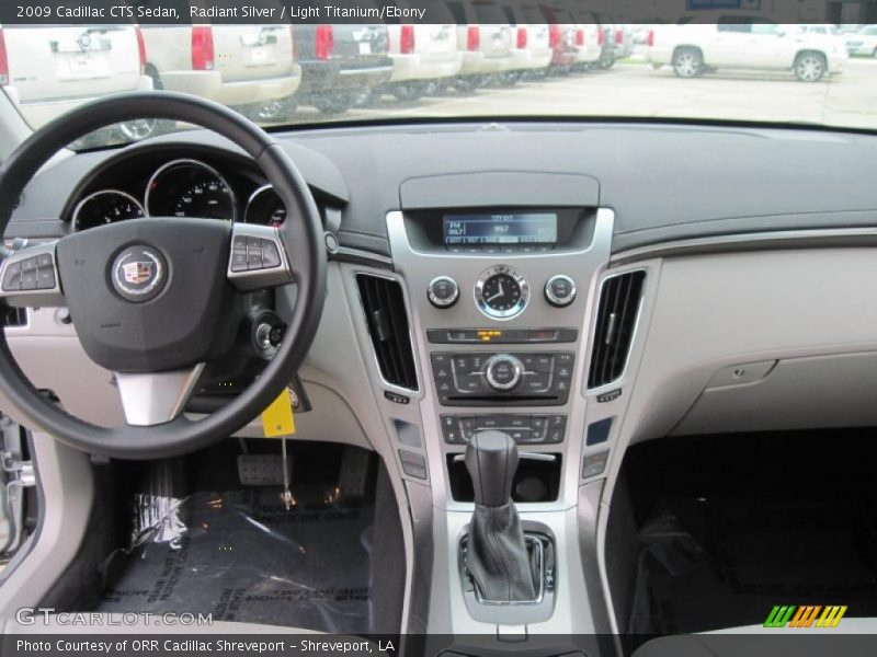 Radiant Silver / Light Titanium/Ebony 2009 Cadillac CTS Sedan