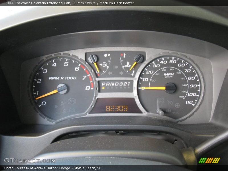 Summit White / Medium Dark Pewter 2004 Chevrolet Colorado Extended Cab