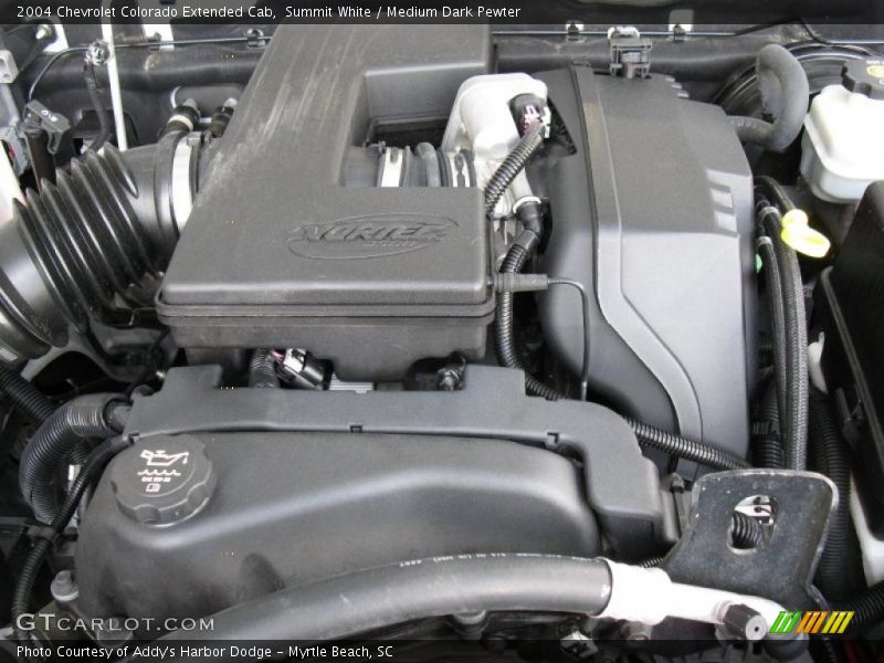 Summit White / Medium Dark Pewter 2004 Chevrolet Colorado Extended Cab