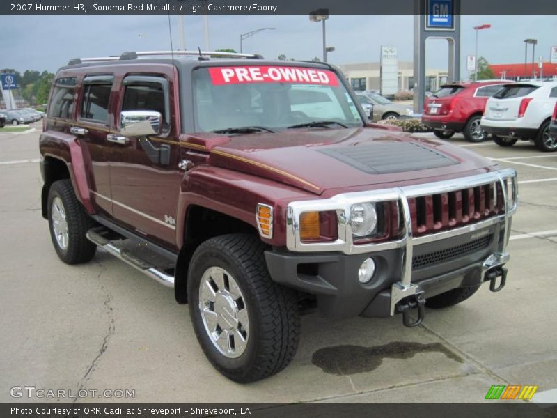 Sonoma Red Metallic / Light Cashmere/Ebony 2007 Hummer H3