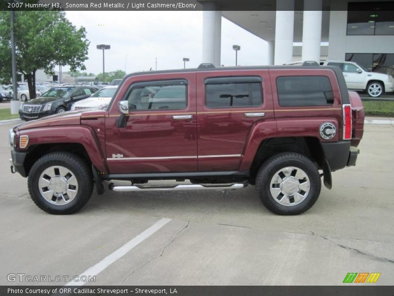 Sonoma Red Metallic / Light Cashmere/Ebony 2007 Hummer H3