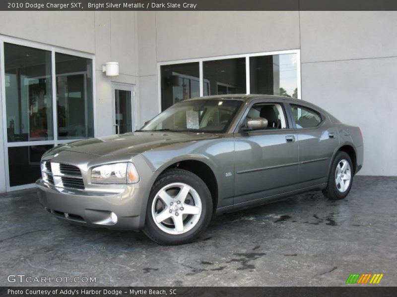 Bright Silver Metallic / Dark Slate Gray 2010 Dodge Charger SXT
