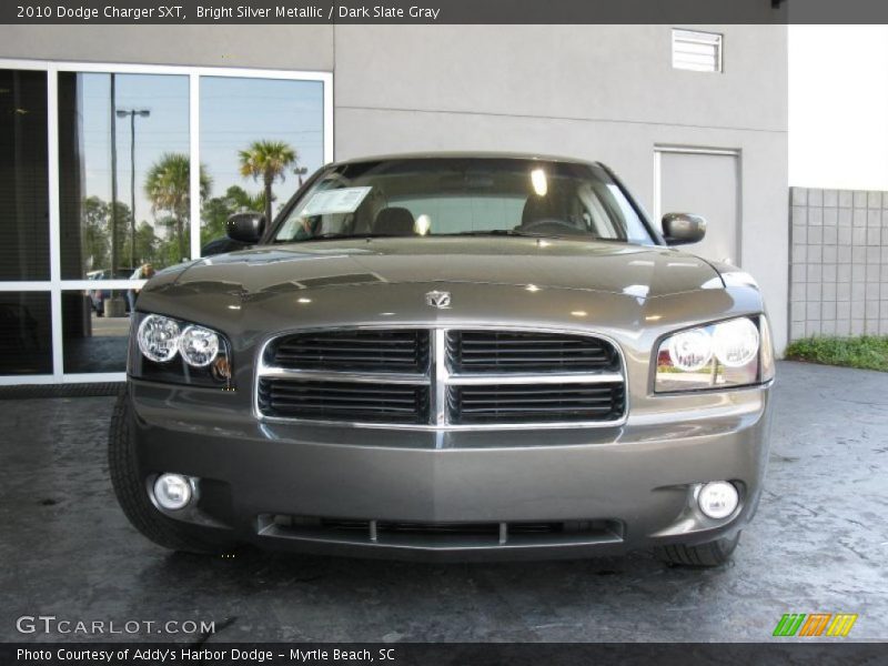Bright Silver Metallic / Dark Slate Gray 2010 Dodge Charger SXT