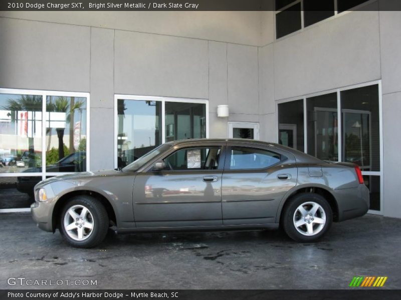 Bright Silver Metallic / Dark Slate Gray 2010 Dodge Charger SXT