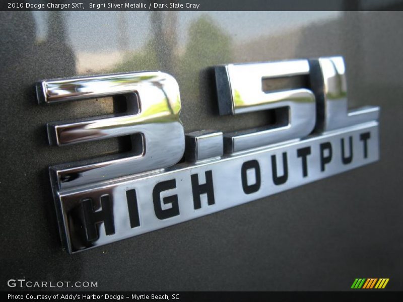 Bright Silver Metallic / Dark Slate Gray 2010 Dodge Charger SXT