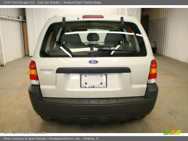Gold Ash Metallic / Medium/Dark Pebble Beige 2005 Ford Escape XLS