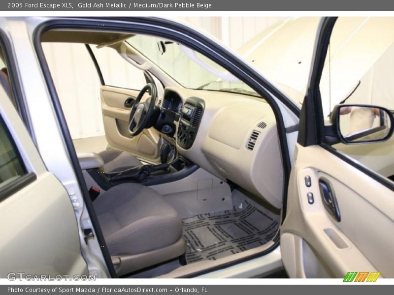 Gold Ash Metallic / Medium/Dark Pebble Beige 2005 Ford Escape XLS