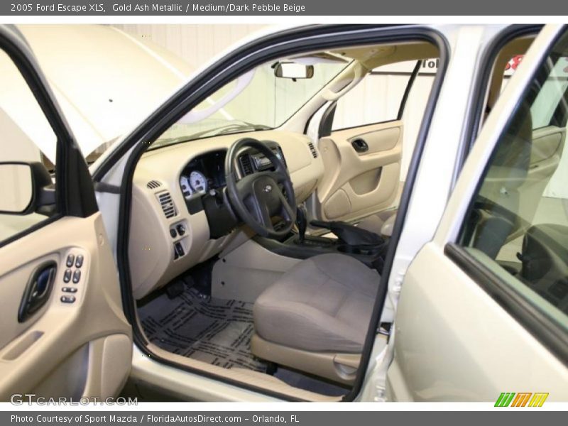 Gold Ash Metallic / Medium/Dark Pebble Beige 2005 Ford Escape XLS