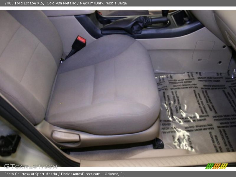 Gold Ash Metallic / Medium/Dark Pebble Beige 2005 Ford Escape XLS