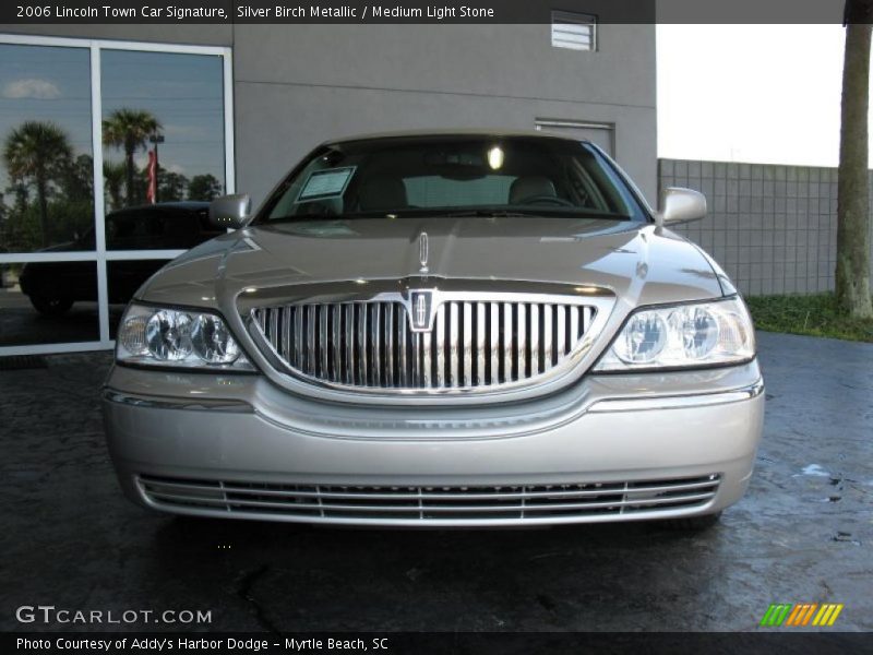 Silver Birch Metallic / Medium Light Stone 2006 Lincoln Town Car Signature