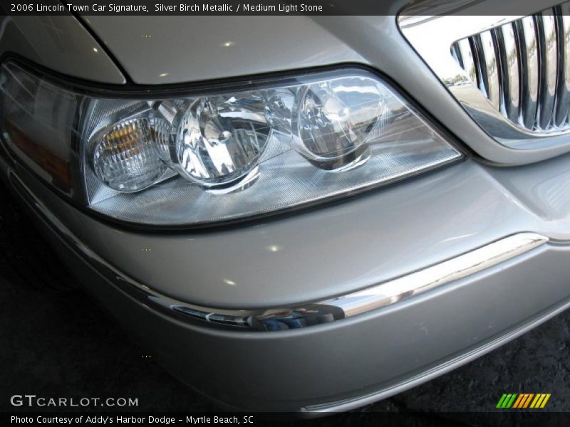 Silver Birch Metallic / Medium Light Stone 2006 Lincoln Town Car Signature