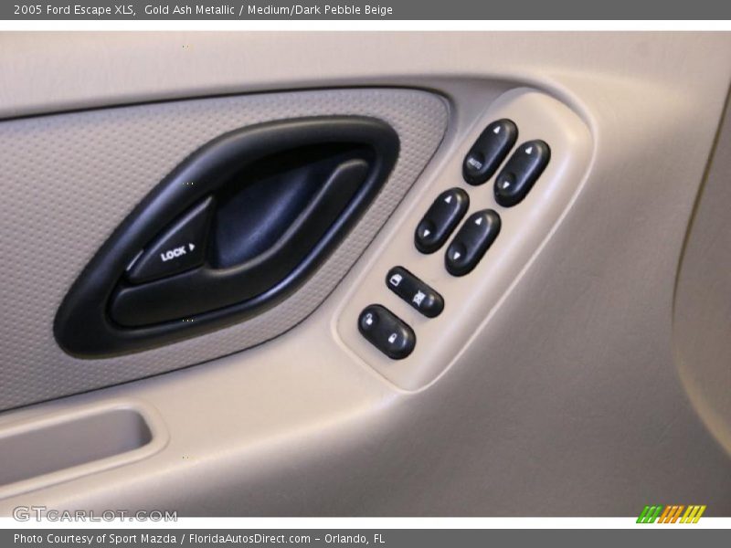 Gold Ash Metallic / Medium/Dark Pebble Beige 2005 Ford Escape XLS