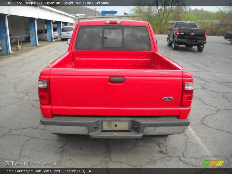 Bright Red / Dark Graphite 2002 Ford Ranger XLT SuperCab
