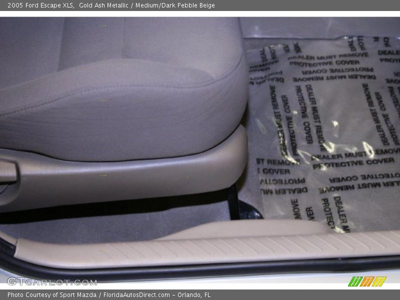 Gold Ash Metallic / Medium/Dark Pebble Beige 2005 Ford Escape XLS