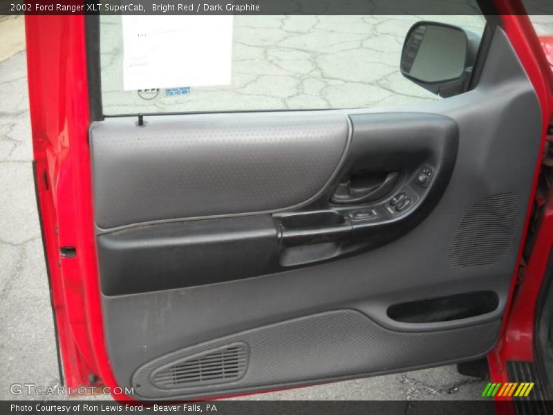 Bright Red / Dark Graphite 2002 Ford Ranger XLT SuperCab